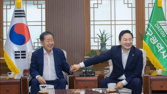 홍준표 대구시장과 원희룡 국토부 장관. 사진 원 장관 sns